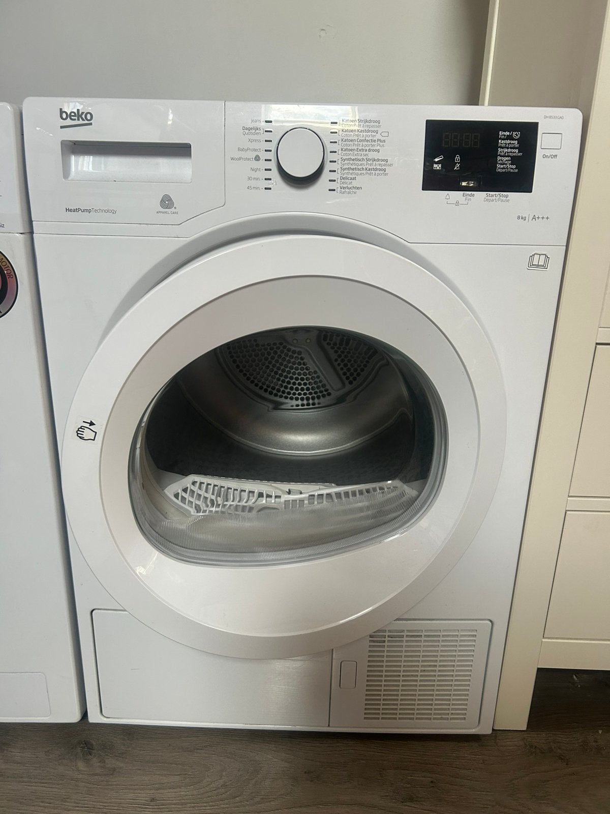 Beko warmtepompdroger 8kg A+++, Witgoed en Apparatuur, Ophalen, Gebruikt, Minder dan 85 cm, Overige typen