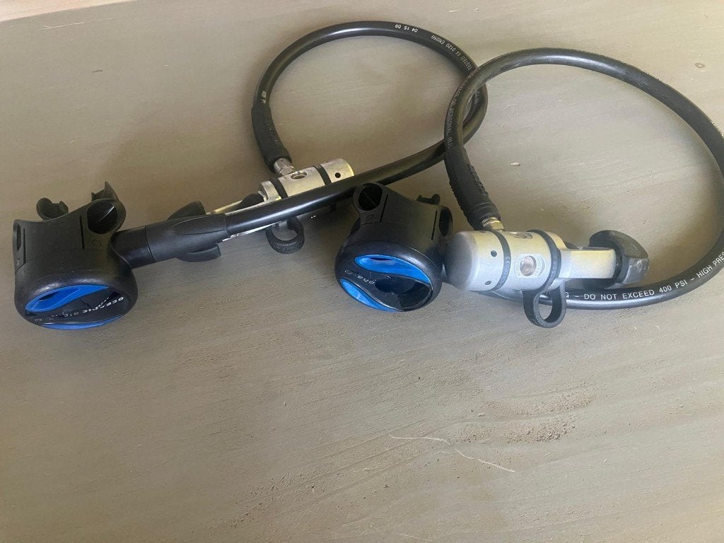 Oceanic Alpha 8 met SP-5 eerste en tweede trap, Watersport en Boten, Duiken, Ophalen of Verzenden, Gebruikt, Overige typen
