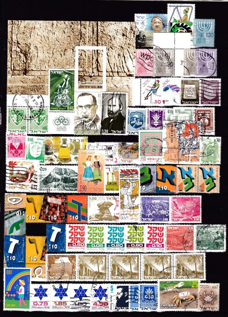9875) Israel ca 72x, Postzegels en Munten, Ophalen of Verzenden, Oost-Azië