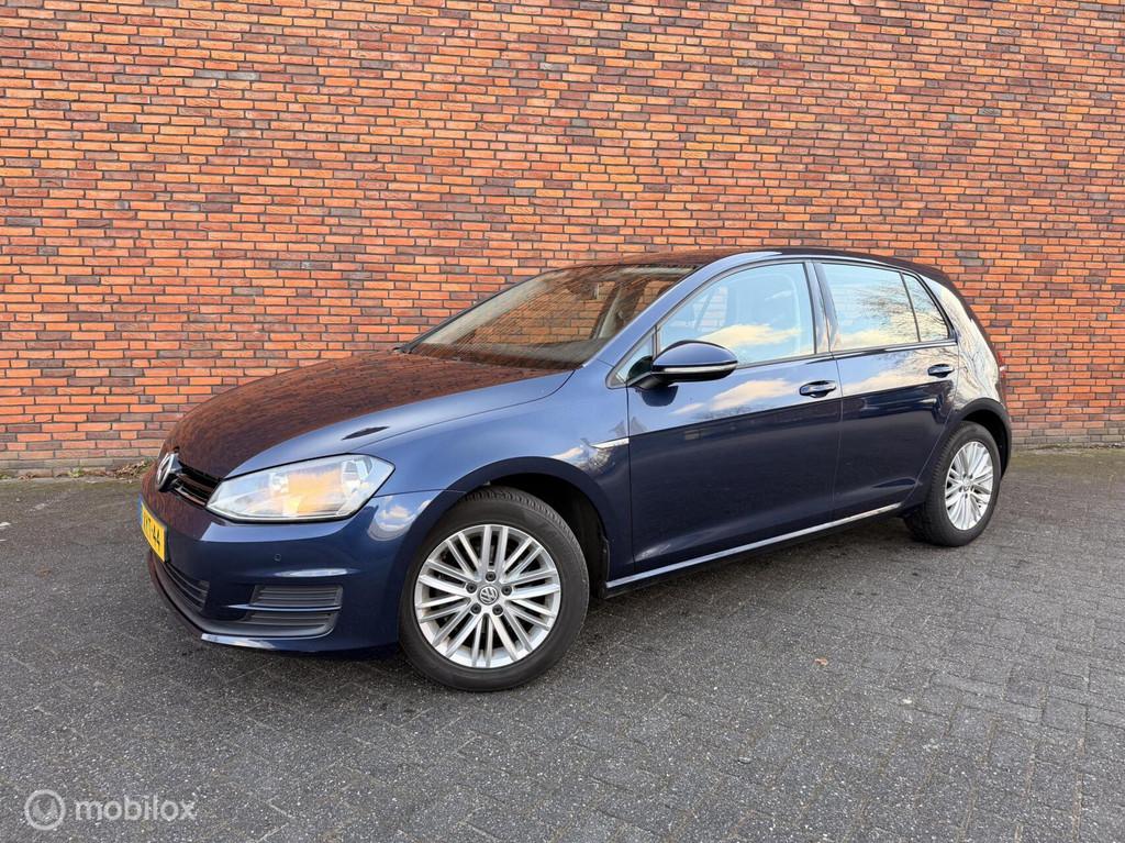 Volkswagen Golf 1.2 TSI CUP Edition Airco Automaat, Auto's, Stof, Gebruikt, 4 cilinders, Blauw
