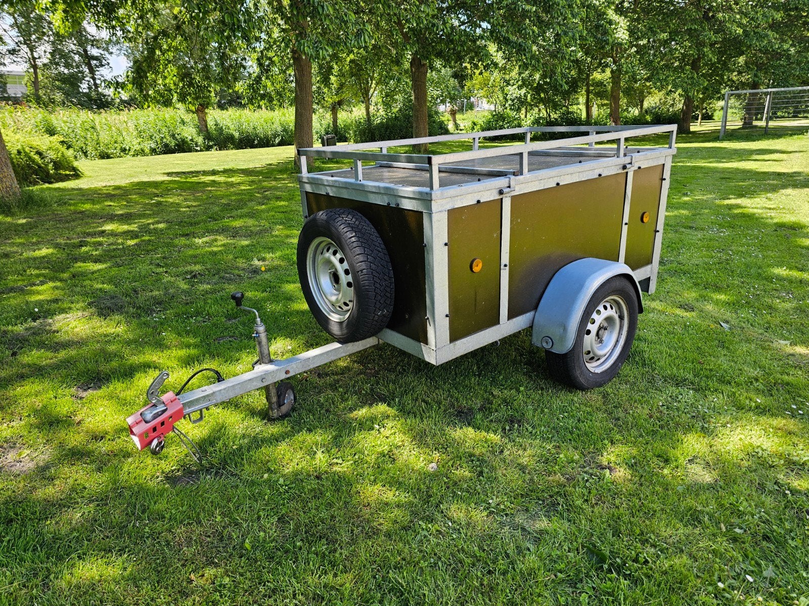 Bagagewagen met deksel (vakantie) te huur, Auto diversen, Aanhangers en Bagagewagens, Ophalen, Zo goed als nieuw