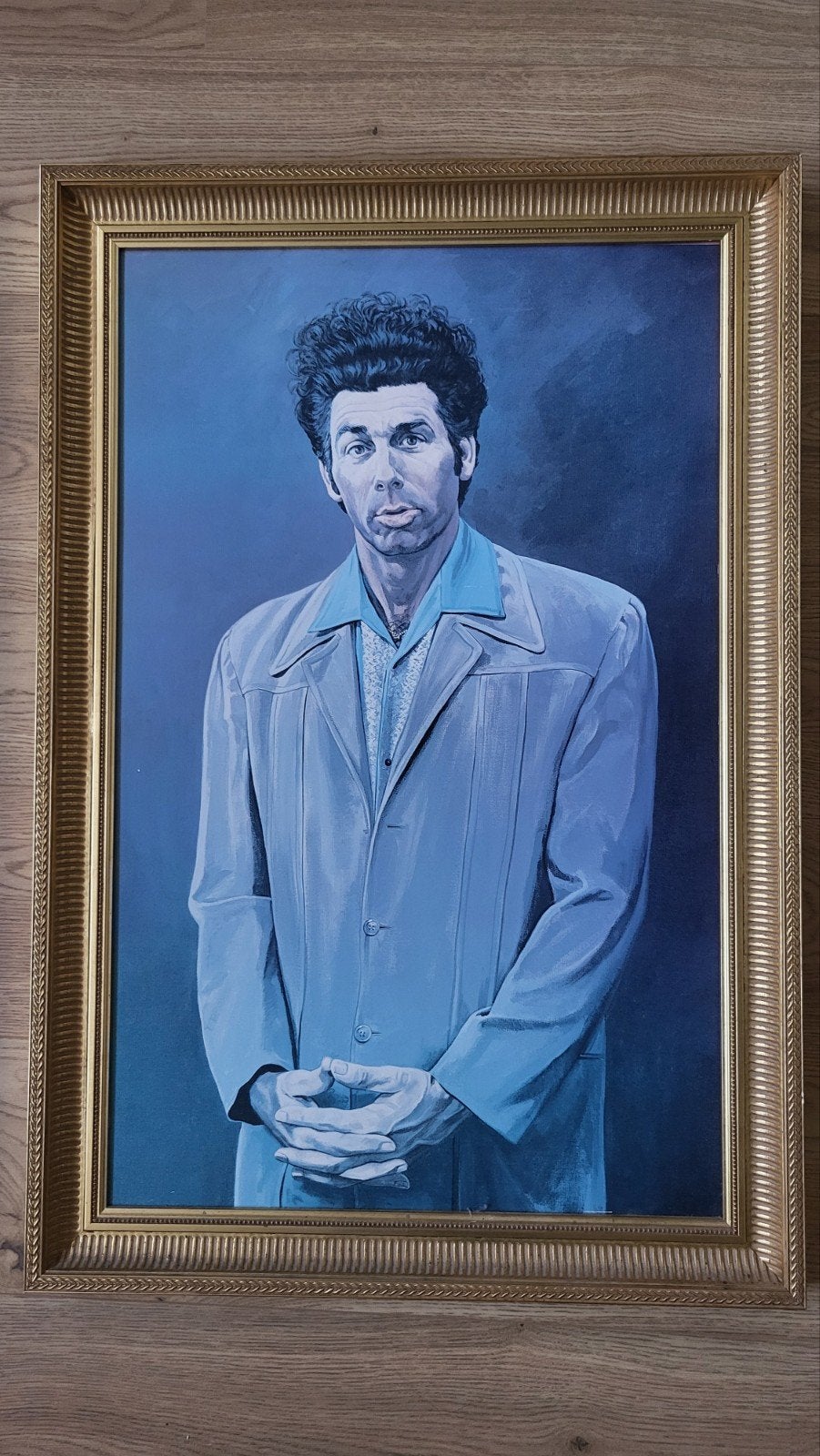 "schilderij" van Kramer uit Seinfeld-aflevering "The Letter", Ophalen, Met lijst, A1 t/m A3, Film en Tv