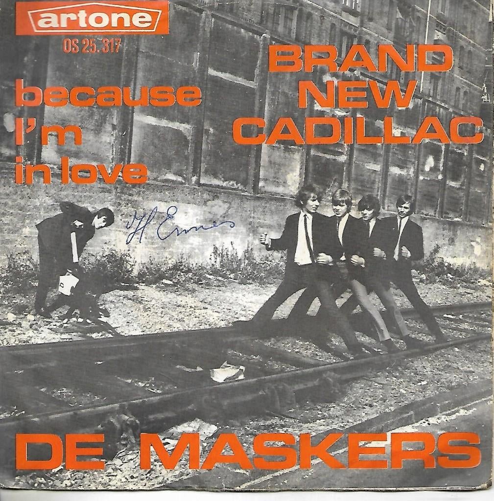 De Maskers – Brand New Cadillac, Cd's en Dvd's, Vinyl Singles, Ophalen of Verzenden, Zo goed als nieuw, Pop