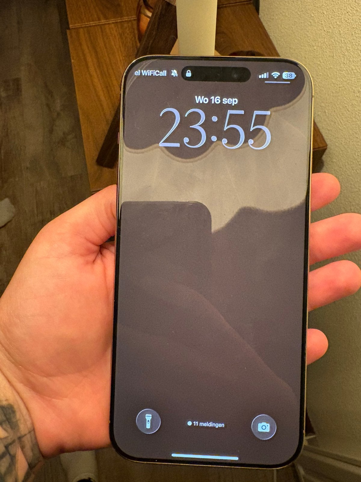 iPhone 16 Pro Max 256GB – Desert Titanium, Ophalen, Zo goed als nieuw, Goud, 256 GB
