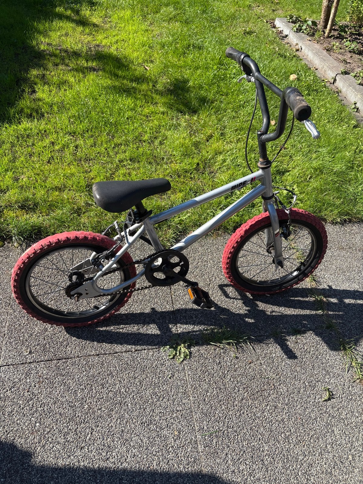 B'twin BMX Wipe 500 - Opknapper, Ophalen, Gebruikt, Velgrem, 16 tot 20 inch
