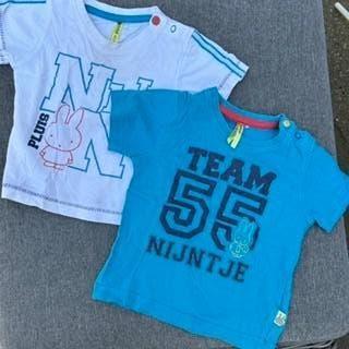 Set van 2 Nijntje Pluis T-shirts – Maat 74, Gebruikt, Jongetje of Meisje, Nijntje, Ophalen of Verzenden