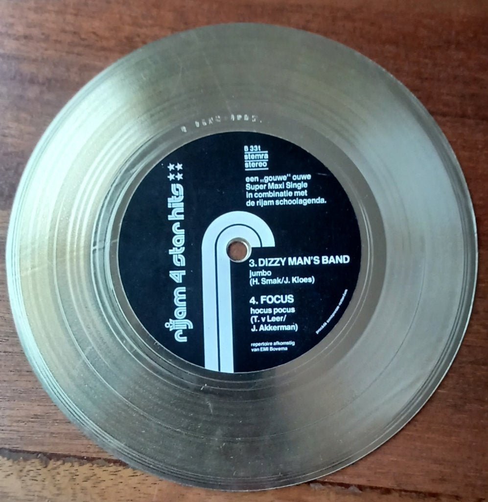 Flexi disc/ Rijam 4star hits/ Kayak/Brainbox/Focus / 1975, Verzenden, Zo goed als nieuw