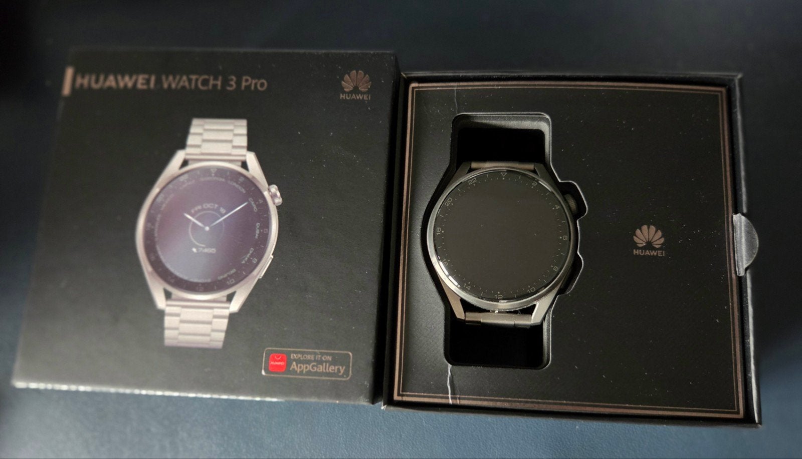 Huawei Watch 3 Pro, Ophalen, Zwart, Waterdicht, Huawei