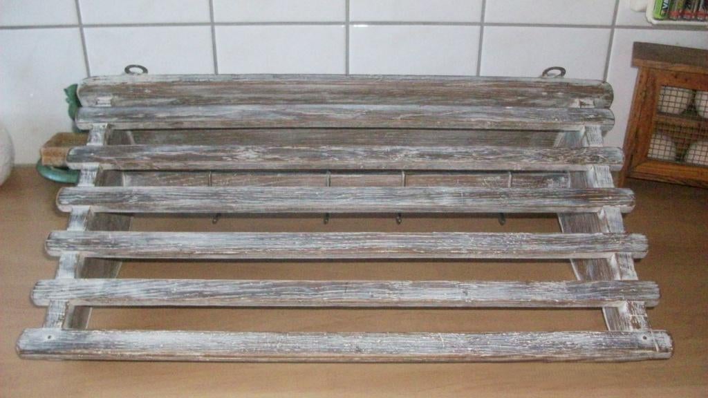 Houten keukenrek / regaal / kapstok, Ophalen of Verzenden