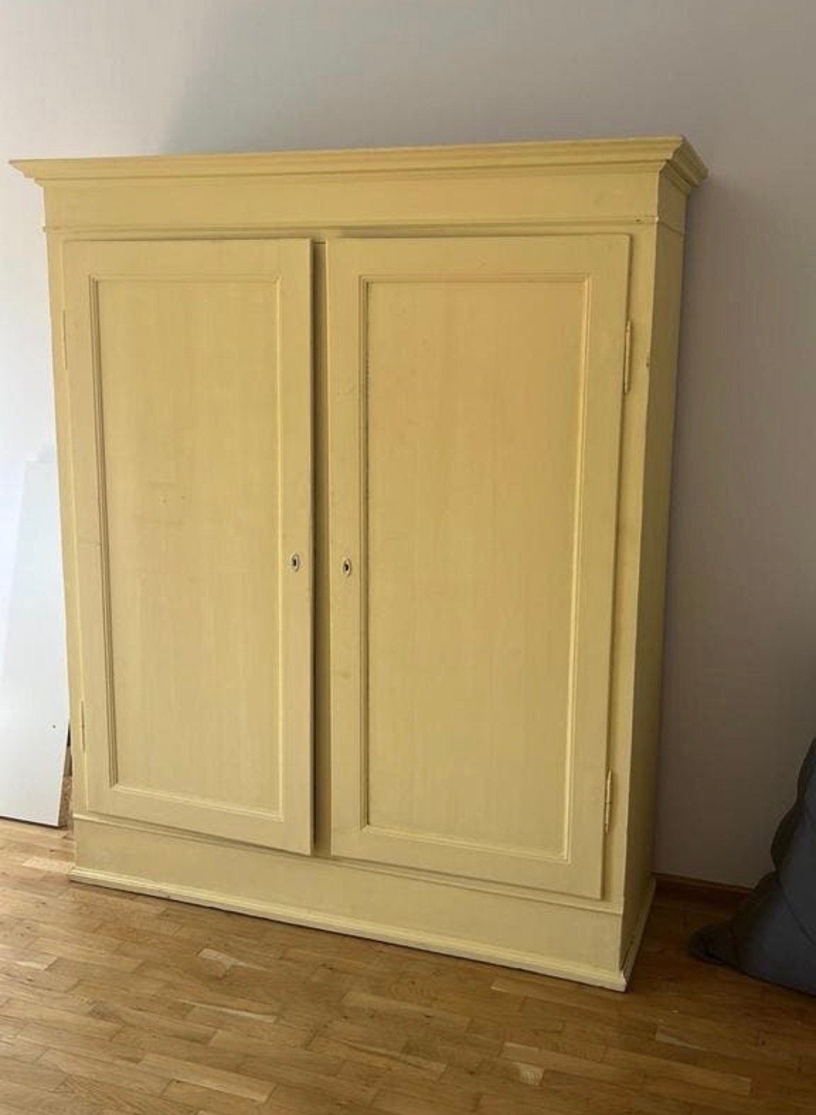 Antieke houten kast - 150 cm breed, Ophalen of Verzenden