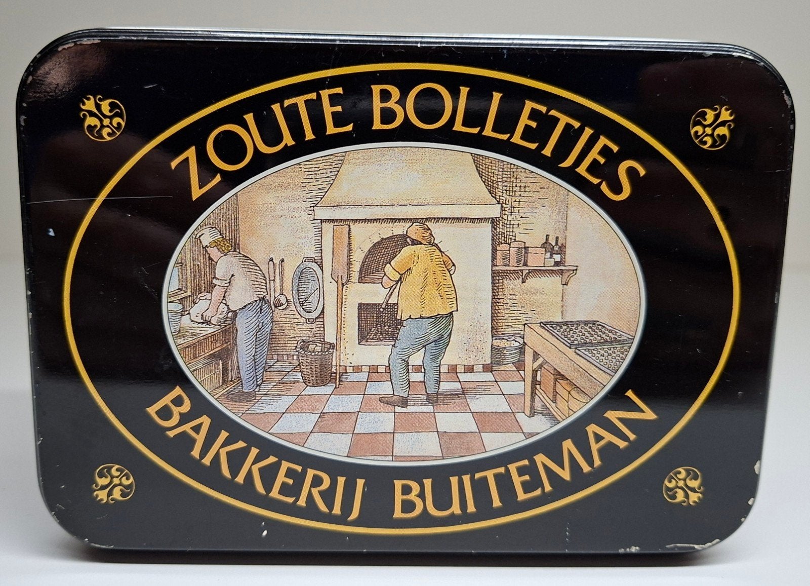 Bakkerij Buiteman blikken trommeltje., Verzamelen, Blikken, Ophalen of Verzenden, Gebruikt, Overige