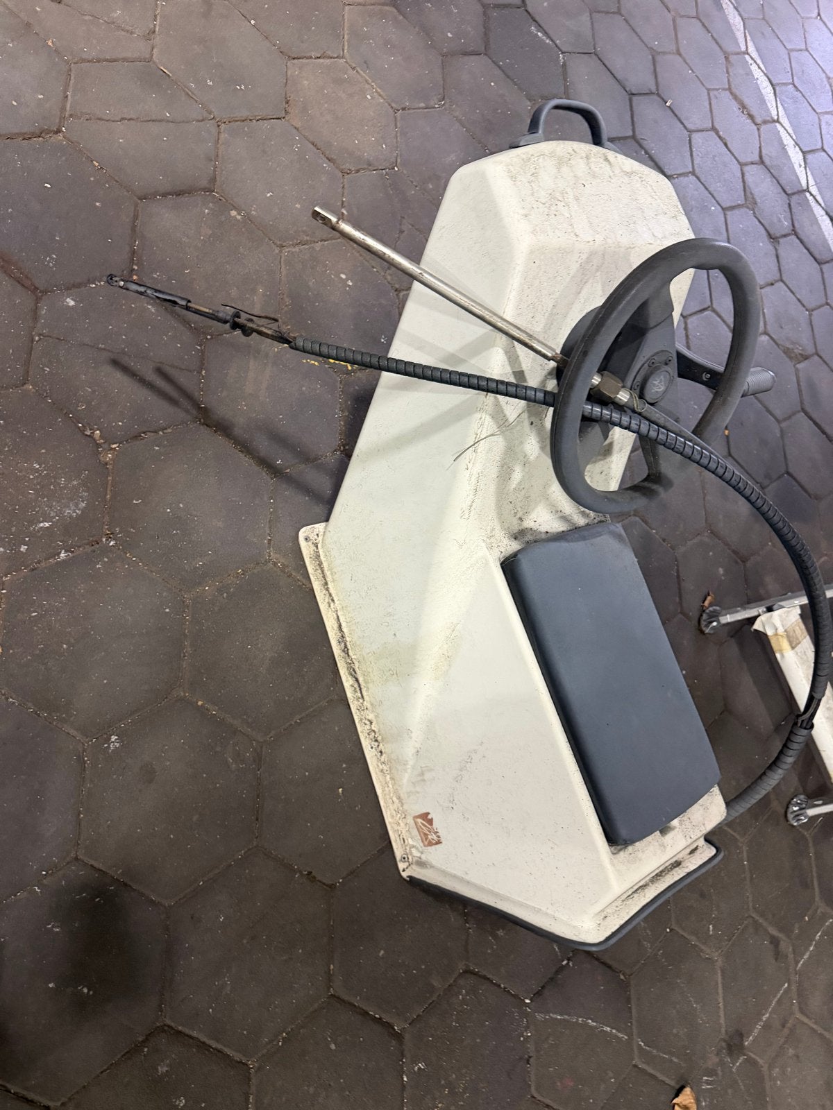 Jockey Seat met Stuur en Kabels voor Boot, Ophalen, Gebruikt, Overige typen, Motorboot