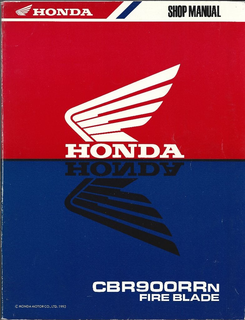 Honda Fire Blade CBR900 RR shop manual (3700z), Motoren, Handleidingen en Instructieboekjes, Verzenden, Honda