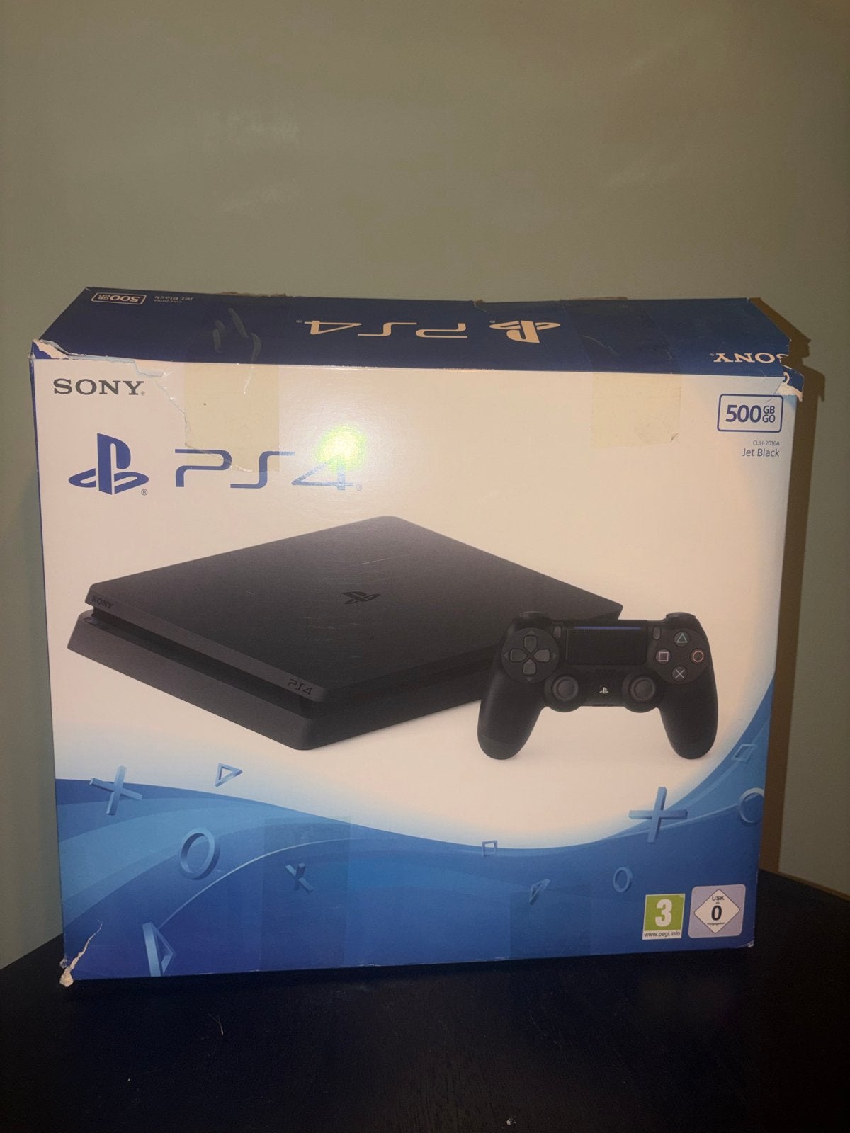 Sony PlayStation 4 Slim 500GB met 2 controllers, Spelcomputers en Games, Spelcomputers | Sony PlayStation 4, Ophalen, Met 2 controllers