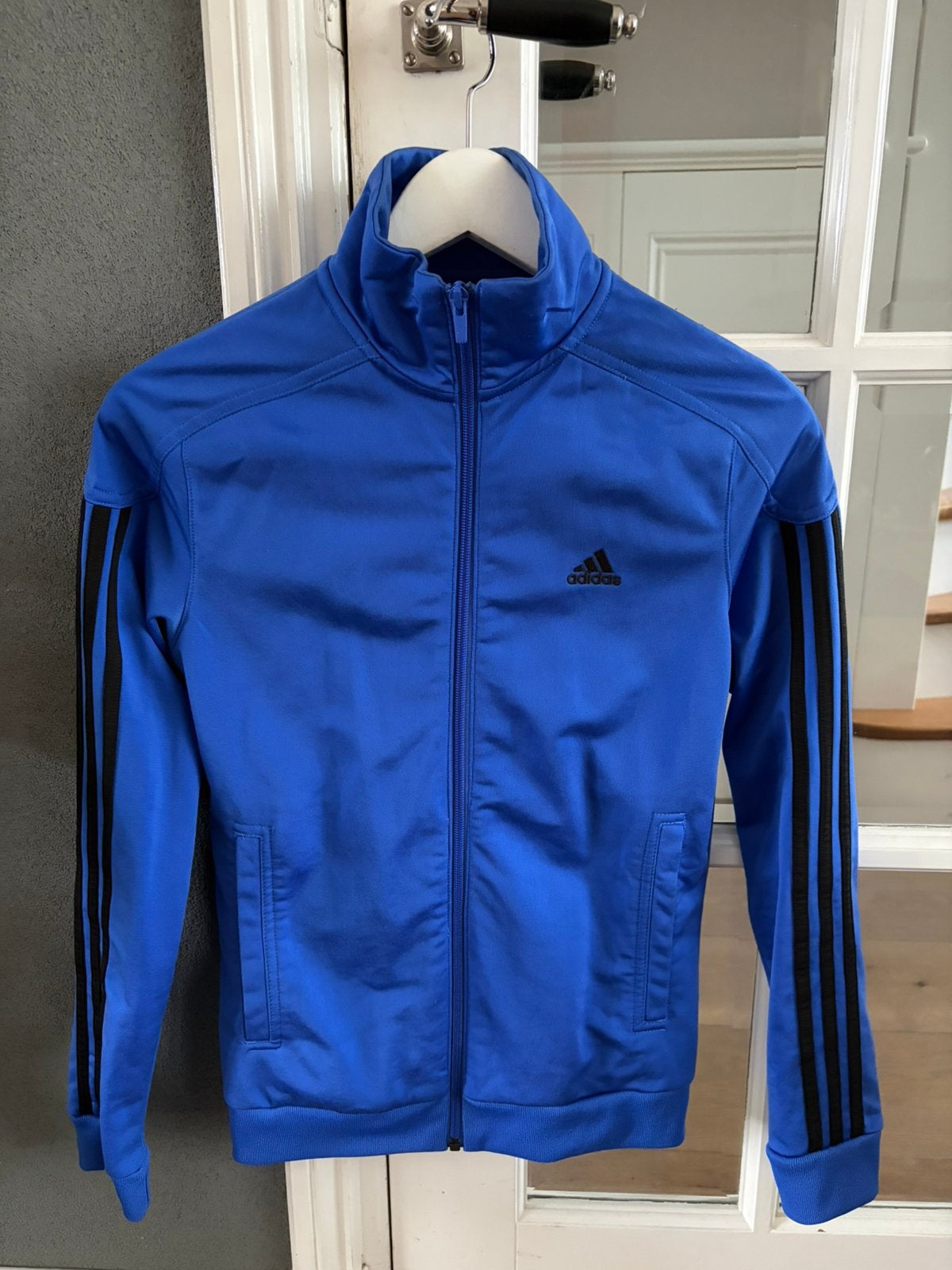 Adidas trainingsjack maat S, Ophalen of Verzenden, Zo goed als nieuw, Maat 36 (S), Zwart