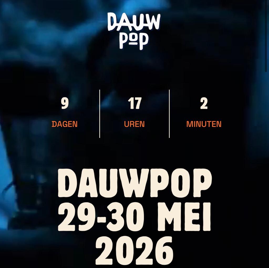 2 weekend ticket + camping  voor dauwpop 29-30 mei 2026, Tickets en Kaartjes