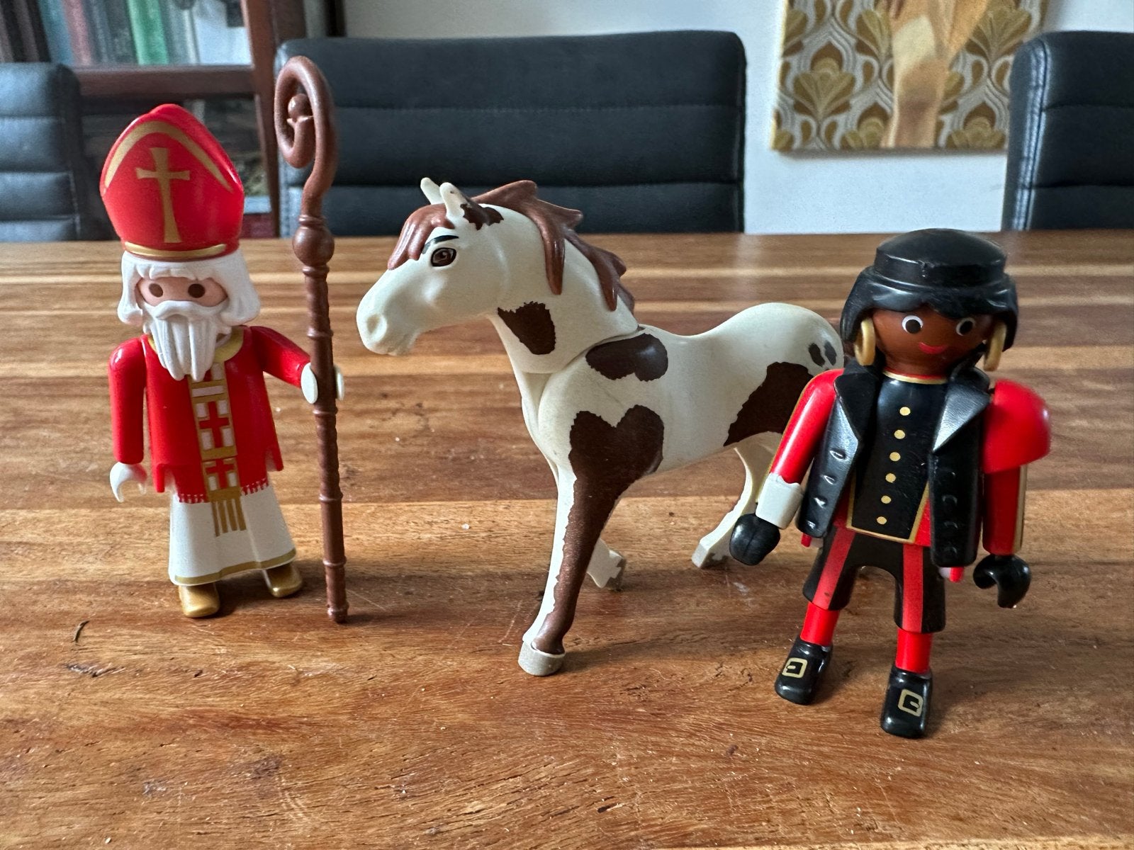 Playmobil Sinterklaas, paard en Piet, Ophalen of Verzenden, Zo goed als nieuw, Complete set, Figuren