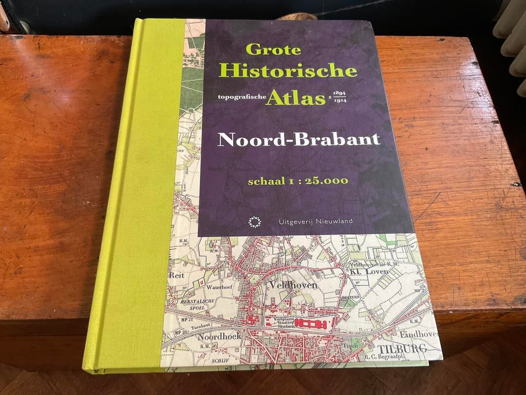 T. Caspers - Grote Historische Atlas 1894-1914 Noord Brabant, Ophalen of Verzenden, Zo goed als nieuw