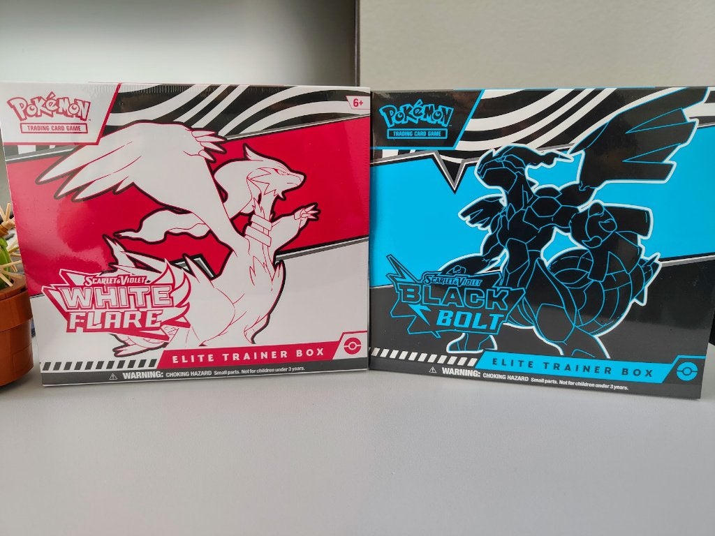 Black Bolt White Flare Elite Trainer Box ETB Bundle Booster, Ophalen of Verzenden, Nieuw, Boosterbox, Foil