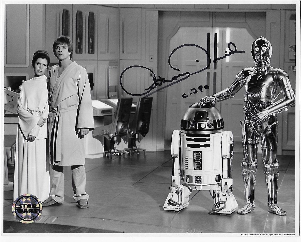 handtekening Anthony Daniels, Ophalen of Verzenden, Zo goed als nieuw, Overige typen