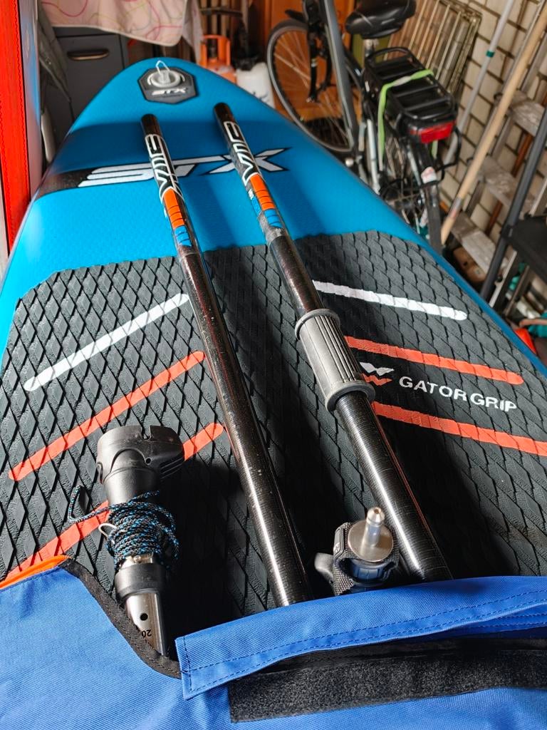 Complete STX windsurfset, 250 tot 300 cm, 5 tot 7 m², Met draagtas, Ophalen of Verzenden