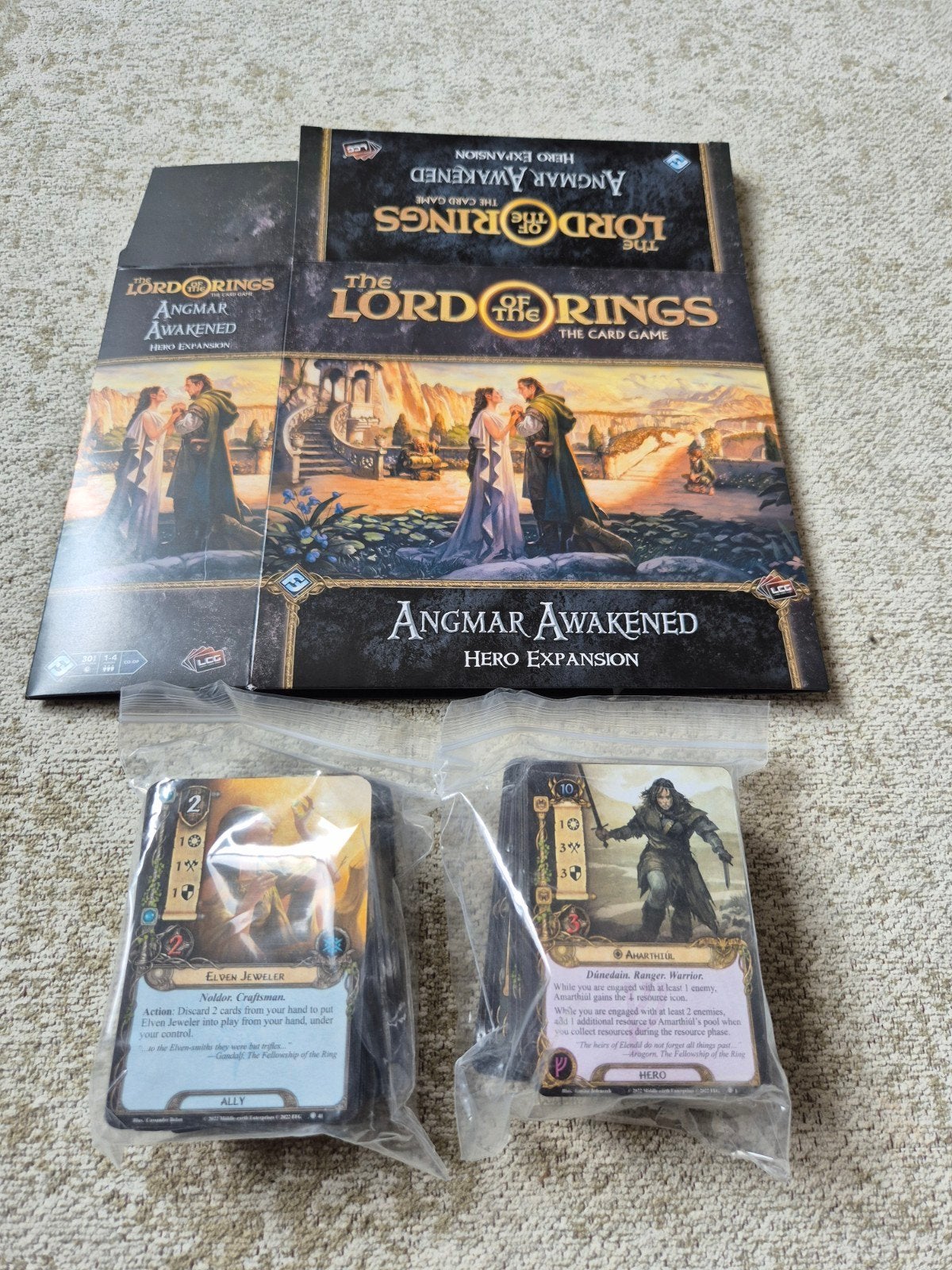 Lord of the Rings: Angmar Awakened Hero Expansion, Een of twee spelers, Ophalen of Verzenden, Zo goed als nieuw, Fantasy Flight Games