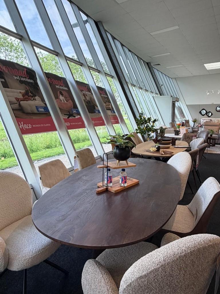 eetkamertafel ARON, Ophalen, 100 tot 150 cm, Nieuw, Vijf personen of meer