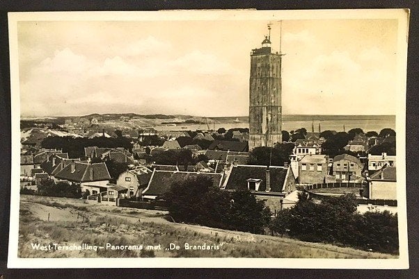 Ansicht Vuurtoren Nederland 6 stuks, Ophalen of Verzenden, 1960 tot 1980, Gelopen, Gebouw