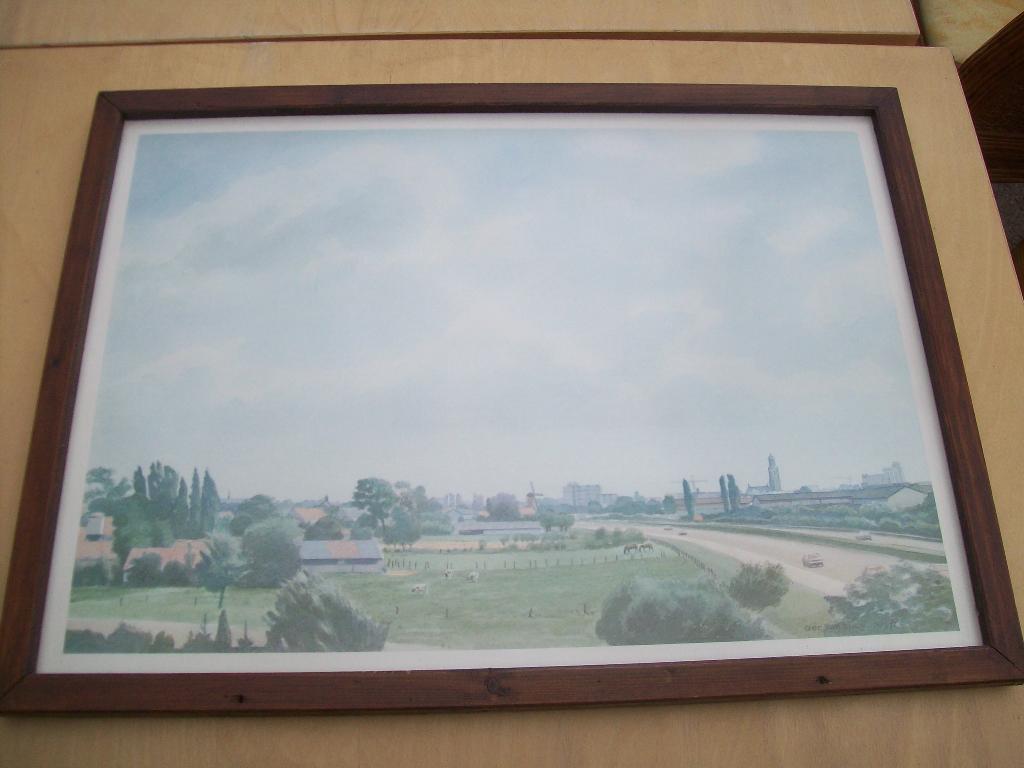 Schilderij: Ger van Dijck 1978 - Weert, Ophalen of Verzenden, Minder dan 50 cm, Schilderij, Minder dan 50 cm