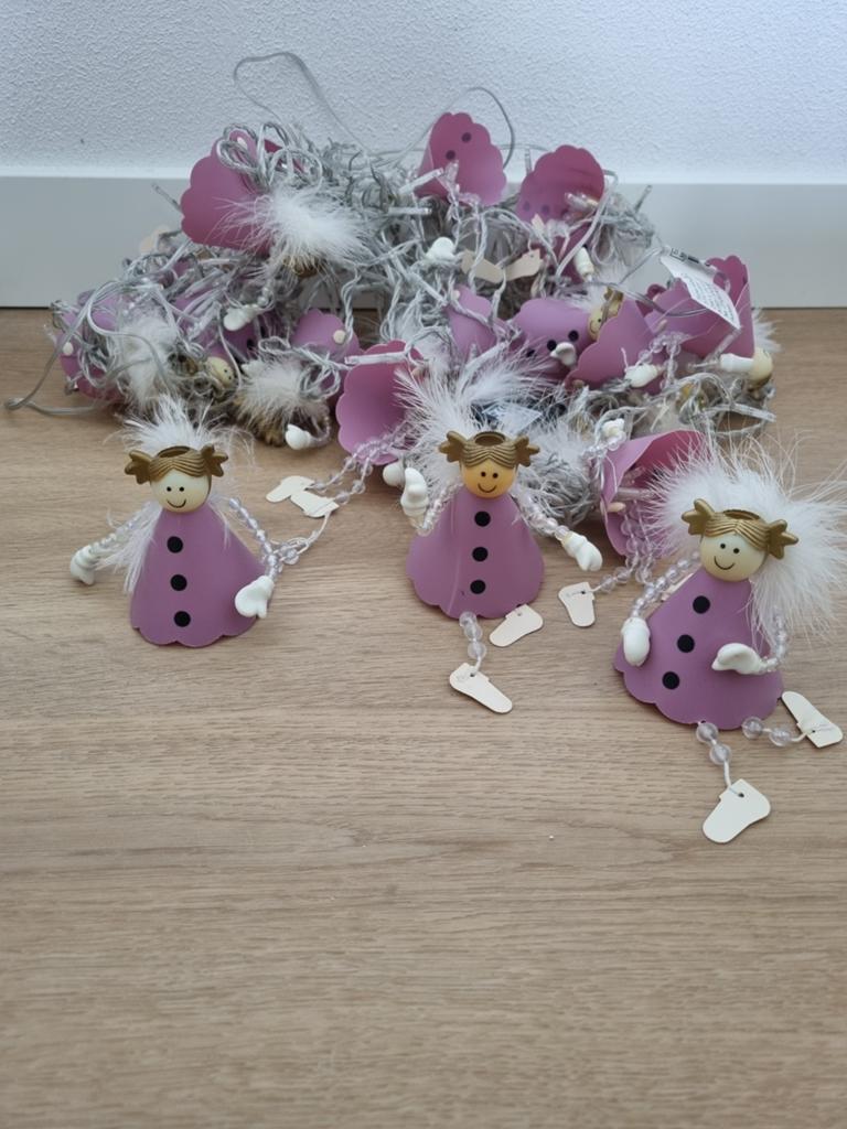 Gratis engelen (kerst) verlichting, Diversen, Kerst, Gebruikt, Ophalen
