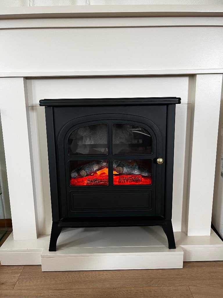 Open haard, Huis en Inrichting, Ophalen, Gebruikt, Elektrisch, Vrijstaand