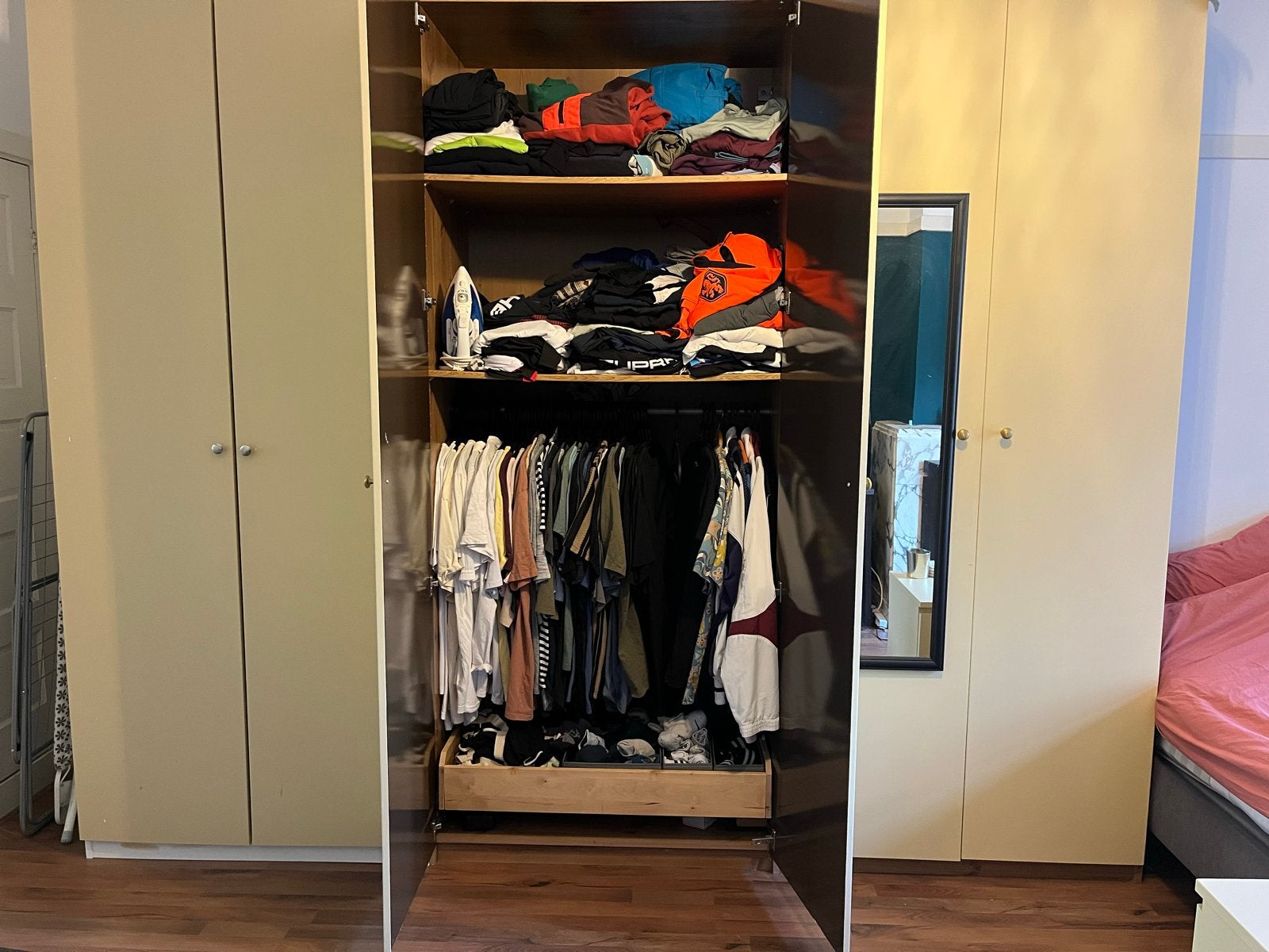 IKEA Pax kledingkast, Huis en Inrichting, Kasten | Kledingkasten, Ophalen, Gebruikt, 200 cm of meer, 50 tot 100 cm