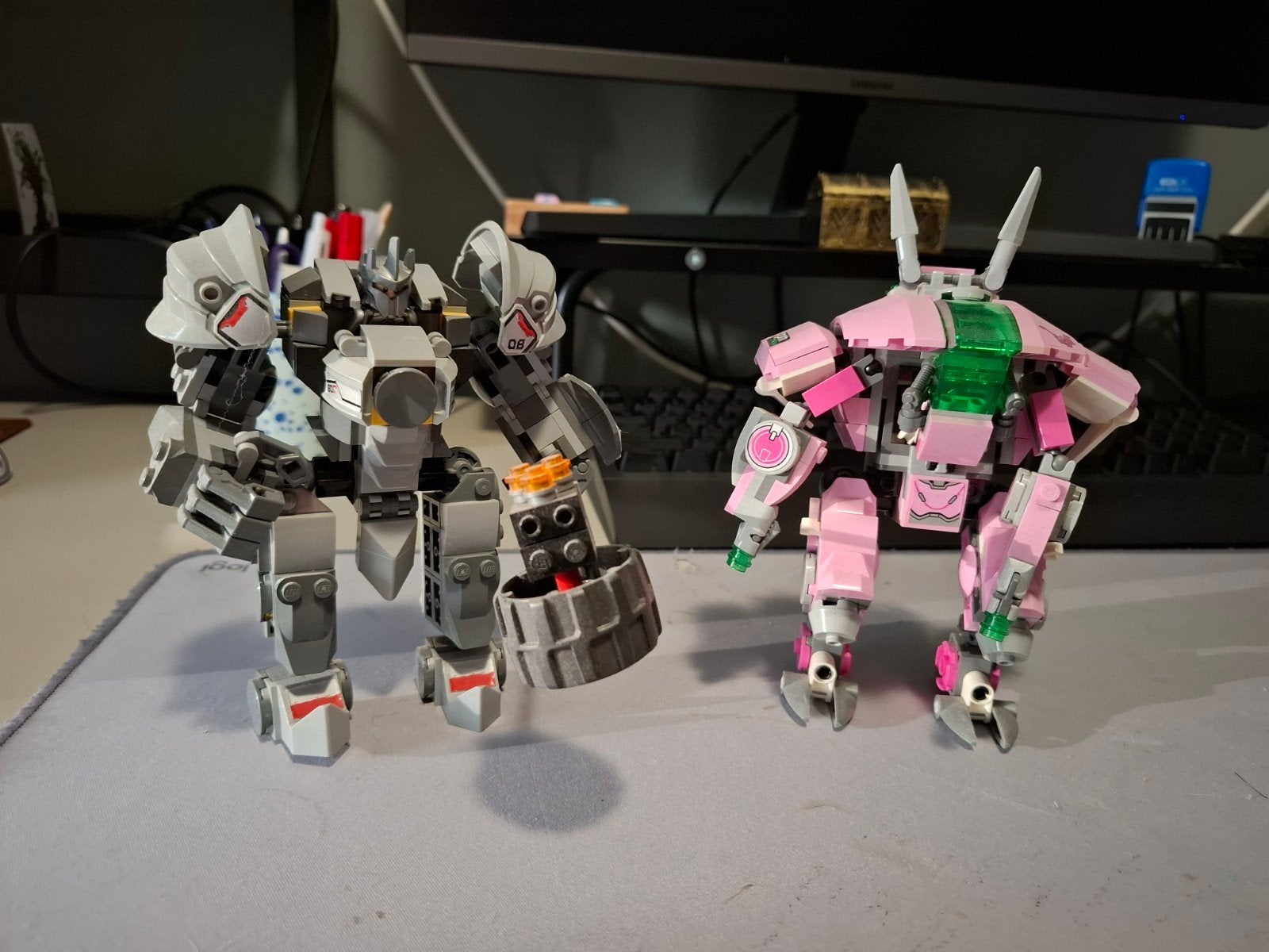 LEGO D.Va & Reinhardt figuren Overwatch 75973, G1, Verzenden, Zo goed als nieuw