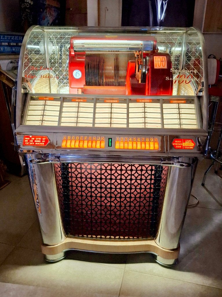 Jukebox seeburg 100 G., Verzamelen, Ophalen, Gebruikt, 1950 tot 1960, Seeburg