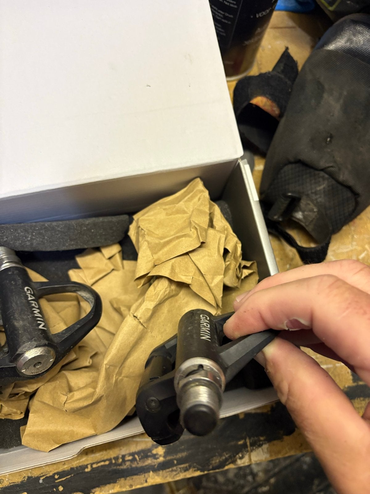 Garmin Rally XC200 Powermeter Pedalen, Ophalen, Gebruikt