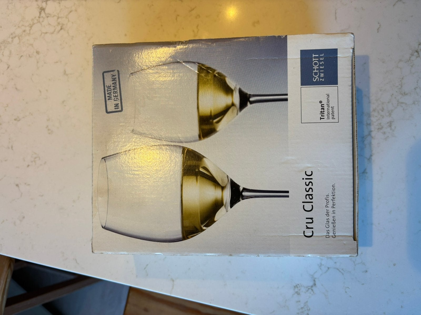 Schott Zwiesel cru classis witte wijnglazen, Ophalen, Zo goed als nieuw, E27 (groot), Led-lamp