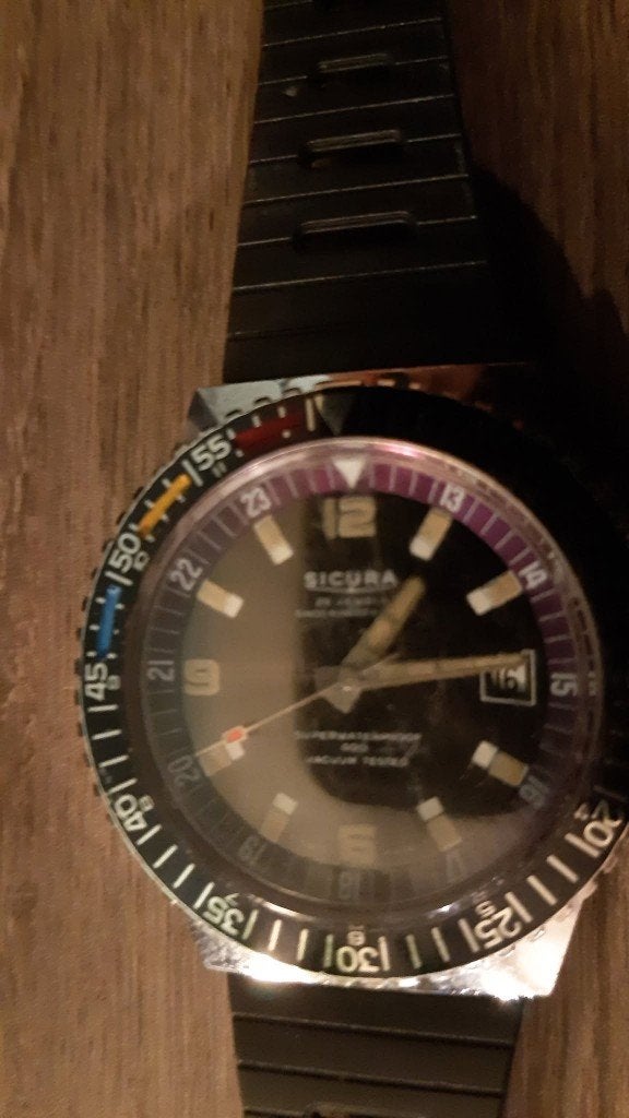 Sicura (Breitling) Diver Super Waterproof 400 Automatic 40mm, Overige merken, Overige materialen, Gebruikt, Polshorloge