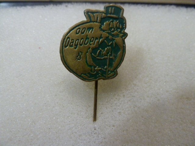 Vintage Oom Dagobert Speldje - Disney Pin, Ophalen of Verzenden, Gebruikt, Figuurtje, Speldje of Pin