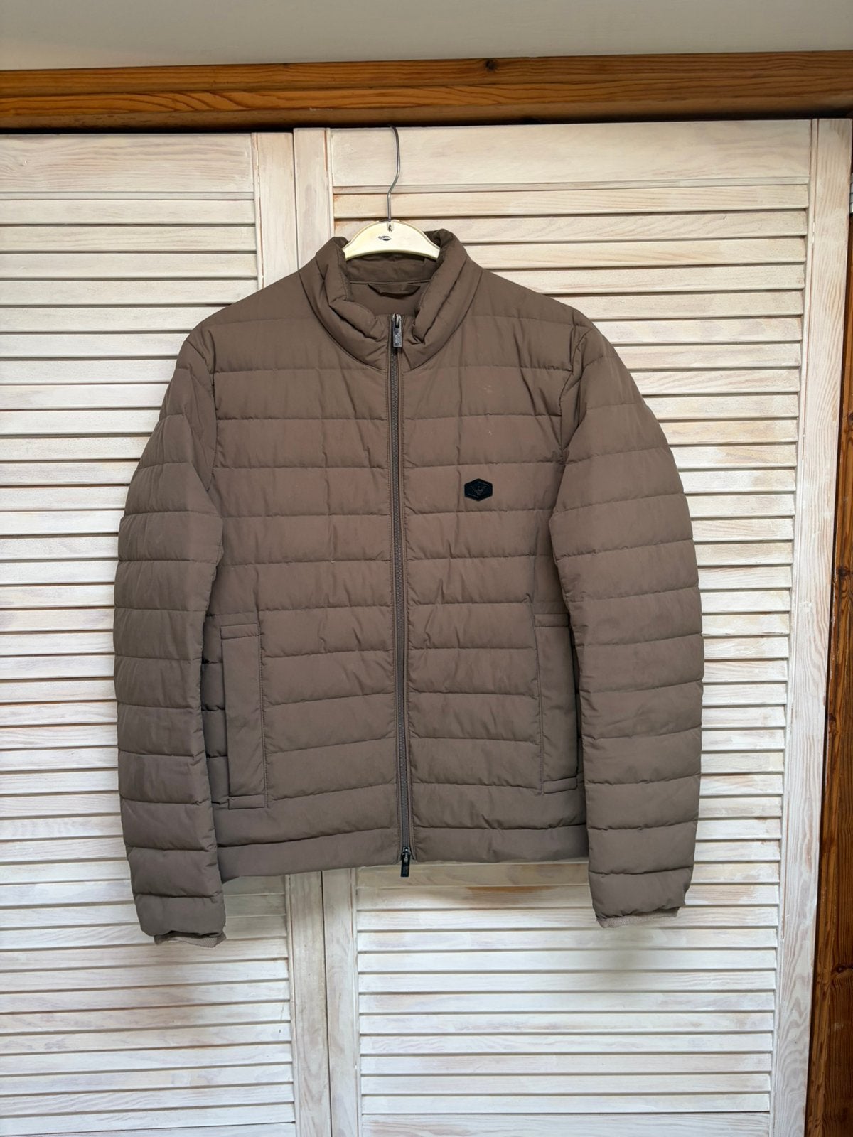 Emporio Armani zomerjas heren (maat 48), Ophalen of Verzenden, Zo goed als nieuw, Maat 48/50 (M), Zwart