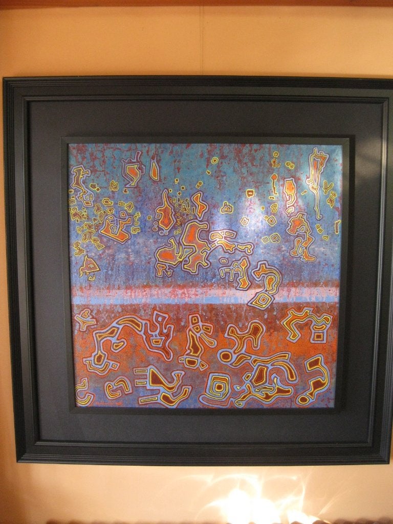 Schilderij Boris Mestchersky – Ebulition, Antiek en Kunst, Ophalen