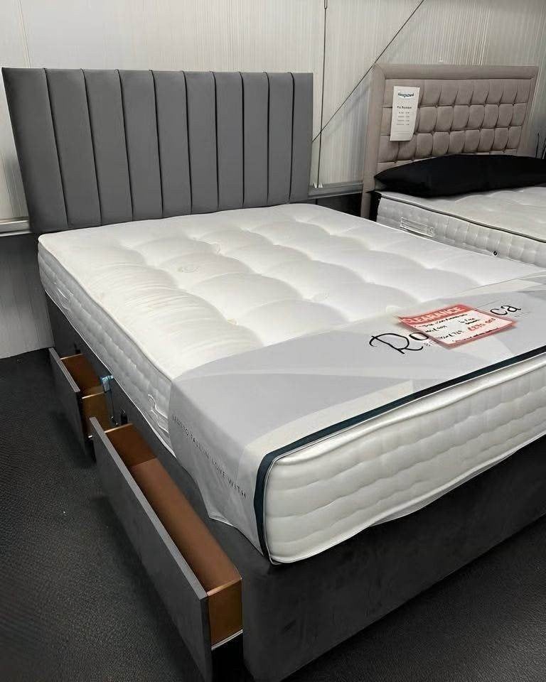 Brandnieuw bed met matras 90x200,140x200, 160x200,180x200 cm, Ophalen of Verzenden, Nieuw, Tweepersoons, DIVAN