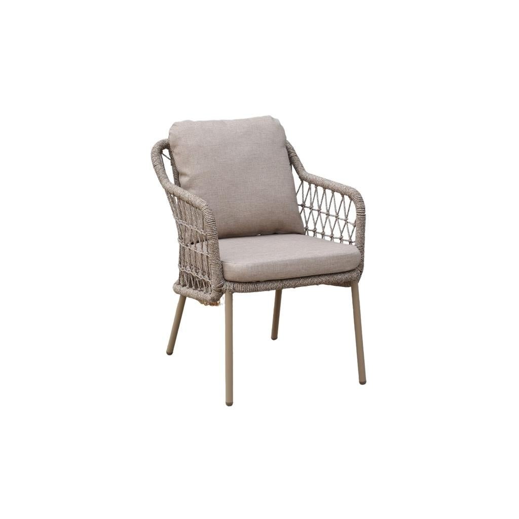 Tuinstoel Nova dining | rope | beige | Min afname 4st, Ophalen, Nieuw, Overige materialen