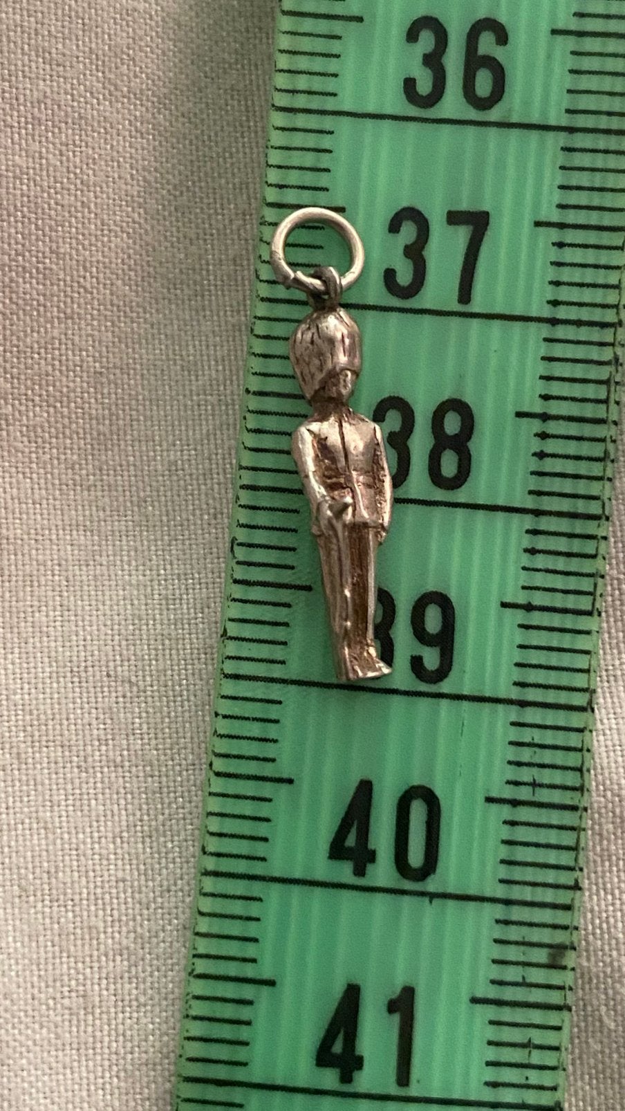 Zilveren bedel engelse poortwachter voor bedelarmband, Ophalen of Verzenden, Zo goed als nieuw, Zilver, Overige merken
