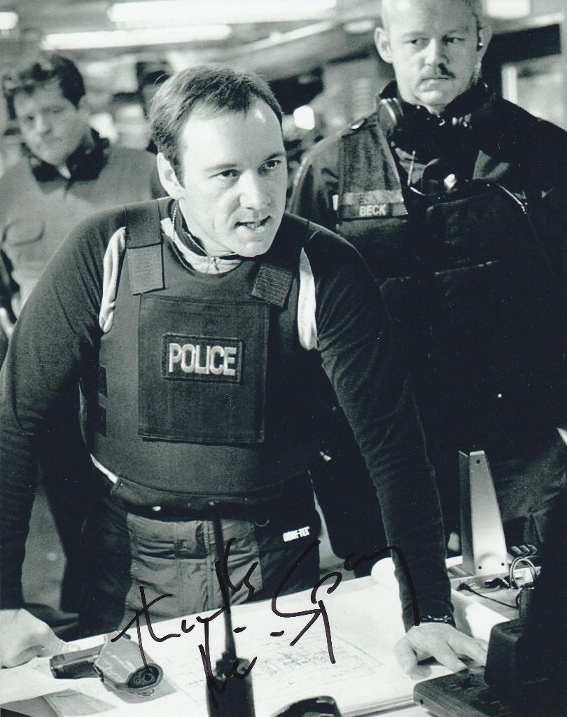 Handtekening Kevin Spacey, Ophalen of Verzenden, Zo goed als nieuw, Film, Foto of Kaart