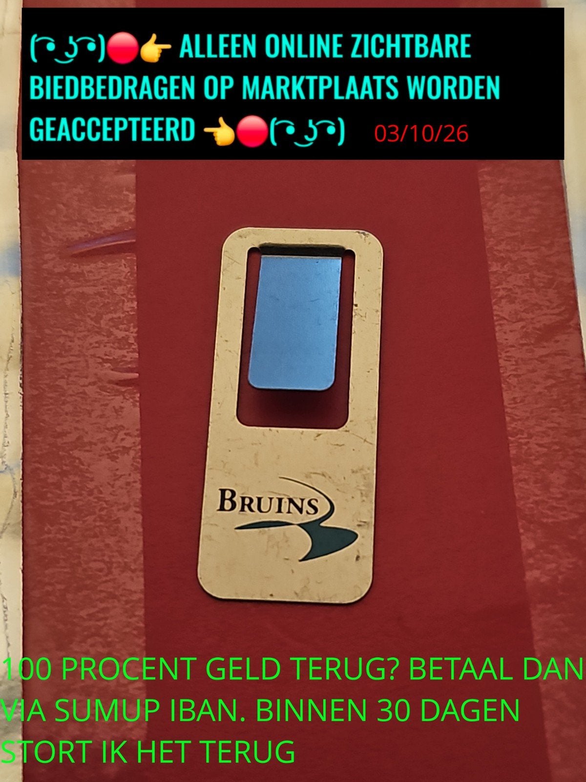 bruins ( ͡• ͜ʖ ͡•)️ paperclip, Verzamelen, Verzenden