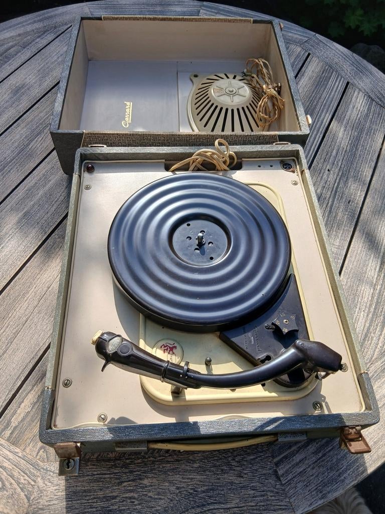 Vintage Garrard Platenspeler - Made in England, Audio, Tv en Foto, Platenspelers, Ophalen, Gebruikt, Platenspeler, Overige merken