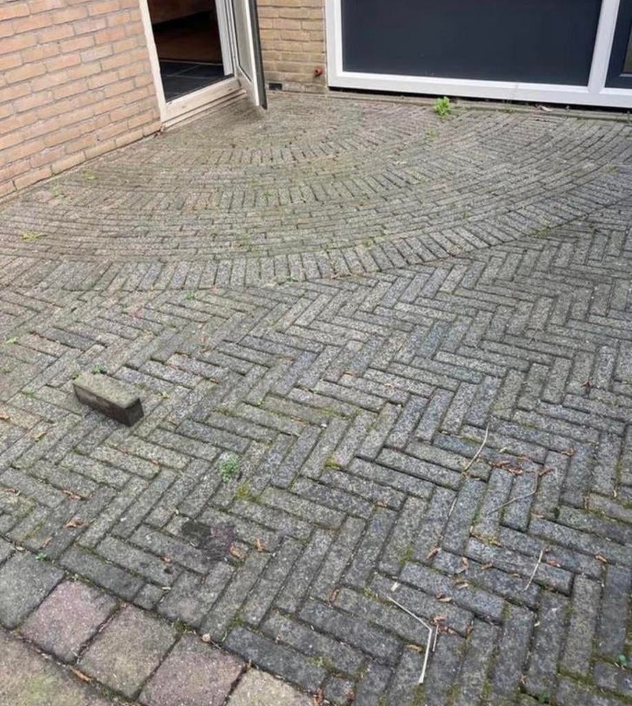 Gebruikte straatstenen voor oprit of terras, Ophalen, Gebruikt, Overige materialen, 10 m² of meer