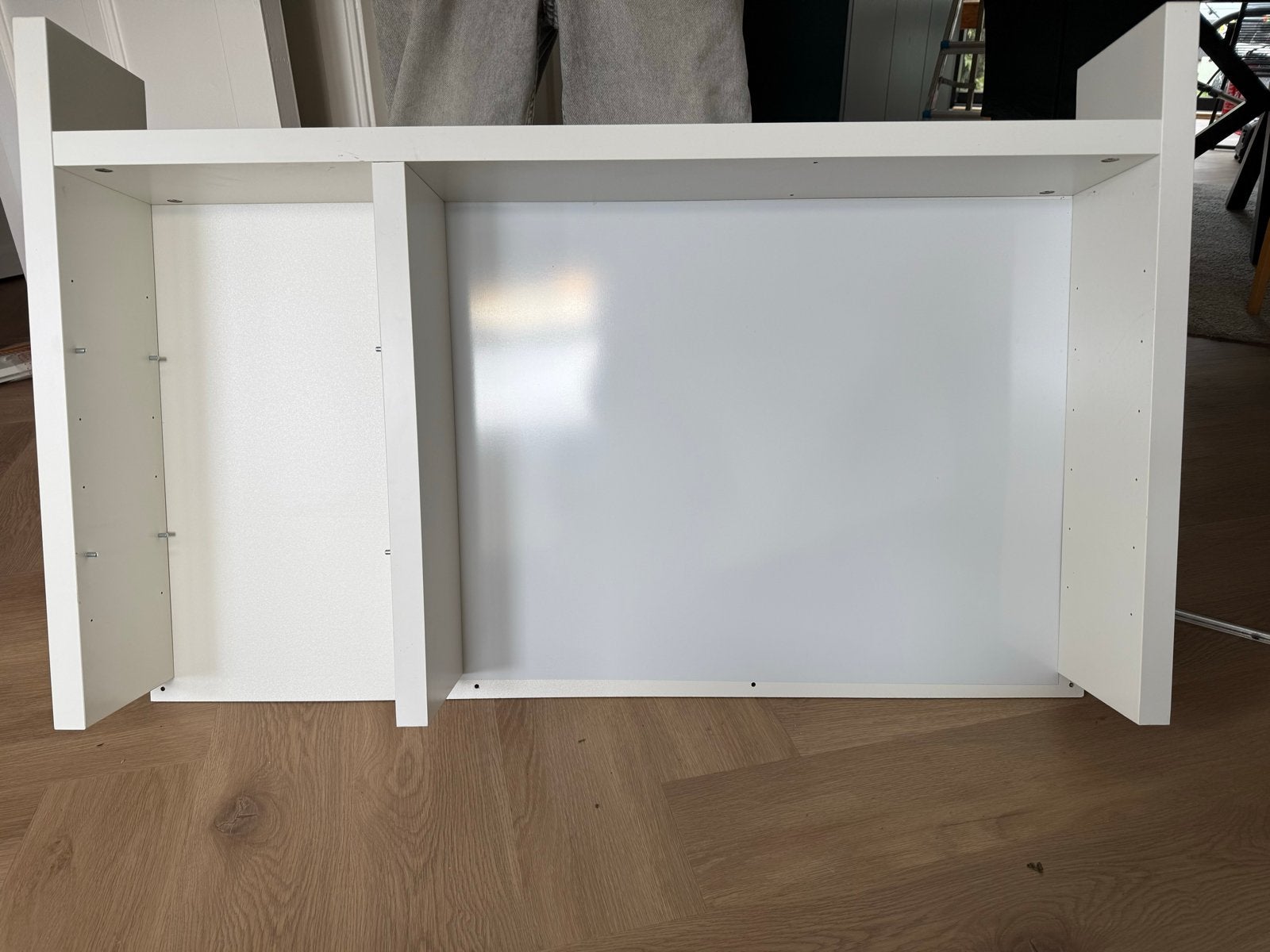 IKEA Micke opzetdeel bureau wit, Ophalen, Opbergruimte, Gebruikt, Schoolbureau