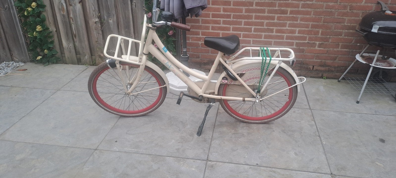 cortina meisjesfiets 24 inch, Ophalen, Terugtraprem, Gebruikt, Staal