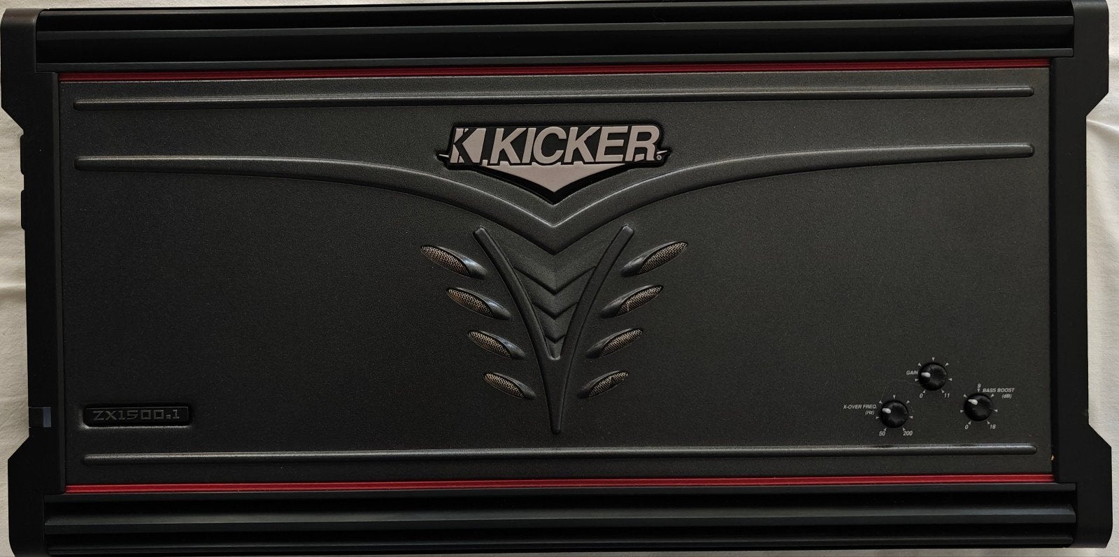 Kicker ZX1500.1 Monoblock Versterker - Krachtige Bass, Overige merken, Ophalen of Verzenden, 120 watt of meer, Gebruikt